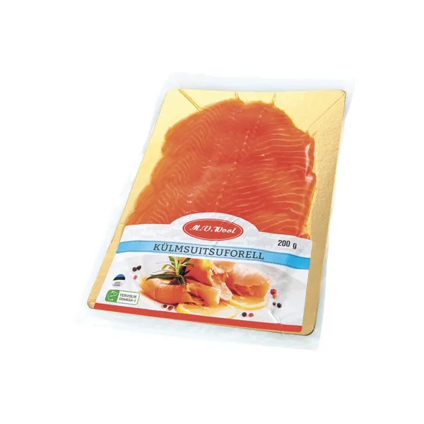 Külmsuitsuvikerforell viilutatud 200g