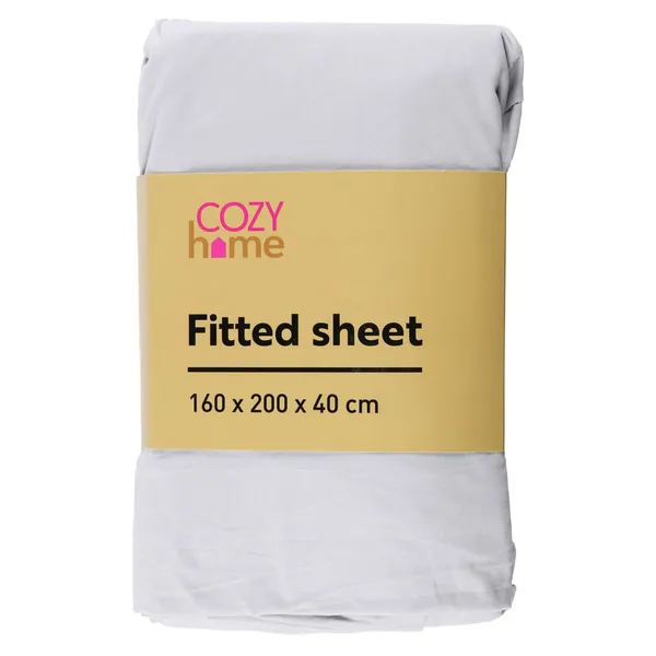 Kummiga voodilina Cozy home 160x200x40cm SS25
