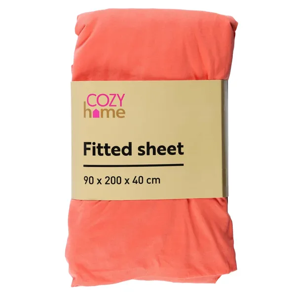 Kummiga voodilina Cozy home 90x200x40cm SS25