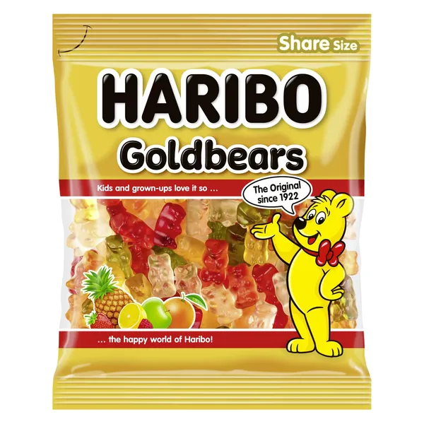 Kummikommid Haribo Goldbears 175g