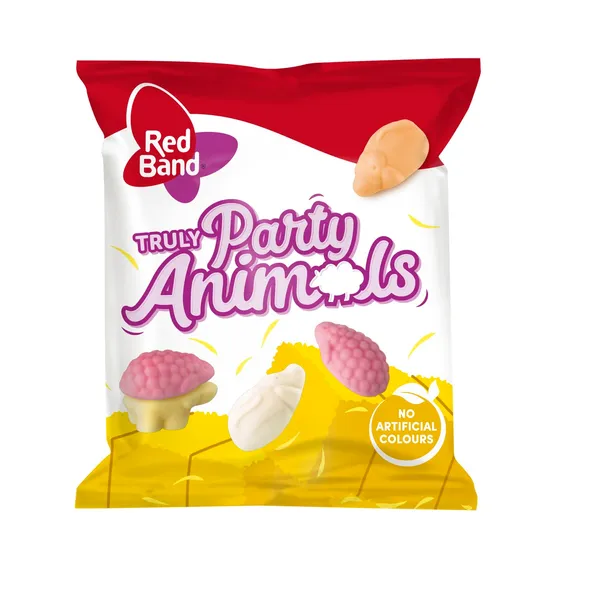 Kummikommid RED BANDTruly party animals 110g