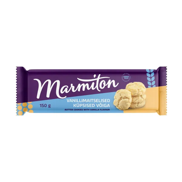 Küpsised Marmiton vanillimaitselised võiga 150g