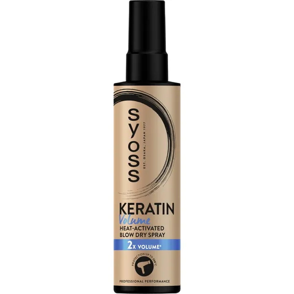 Kuumuskaitse Syoss Keratin Volume Blow-Dry 200ml