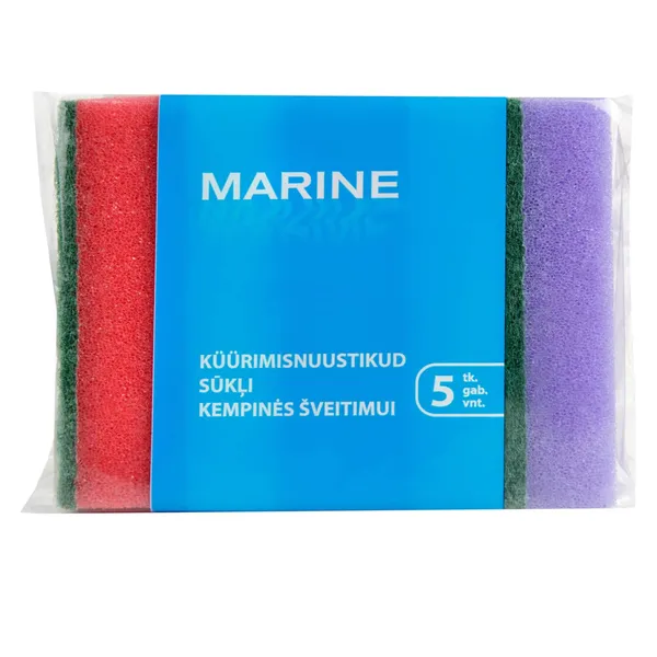 Küürimissvamm Marine 5 tk suur 3,5x10,5x7,5cm