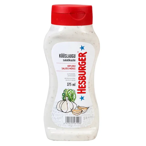 Mērce Hesburger salātiem ķiploku 375ml