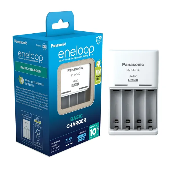 Laadija Panasonic Eneloop BQ-CC51E