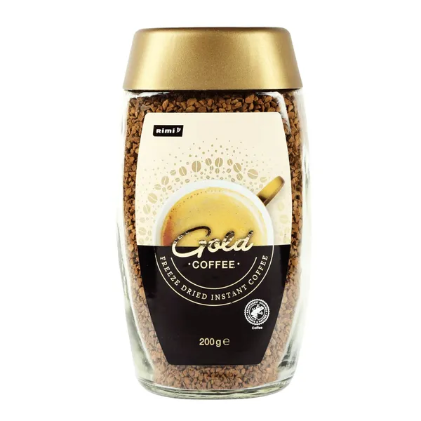 Šķīstošā kafija Rimi Gold 200g