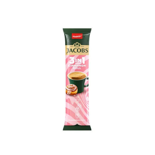 Kiirlahustuv kohvijook Jacobs 3in1 Cinamon Roll 11,2g