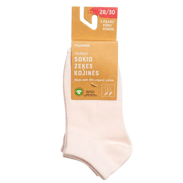 Laste sokid Mywear roosad 3p 28/30