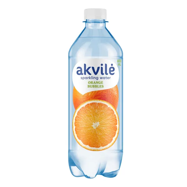 Lauavesi apelsinimaitseline Akvile karboniseeritud 0,6l
