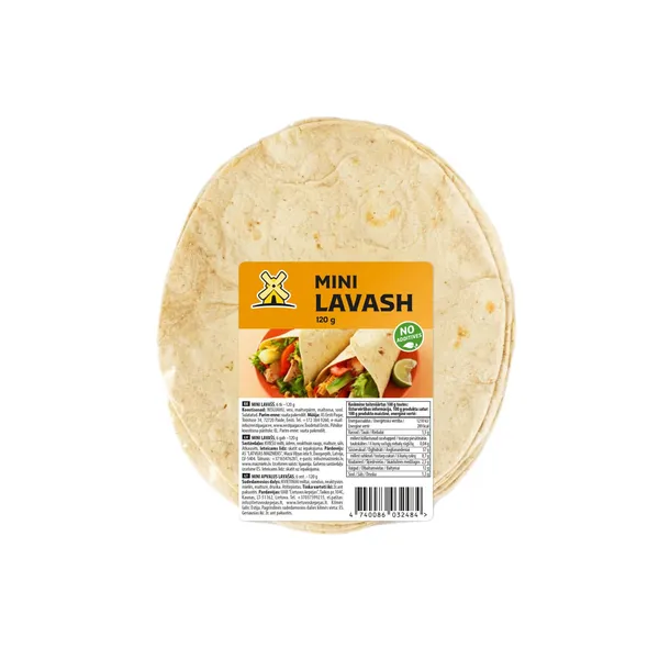 Lavašs Latvijas Maiznieks mini 120g