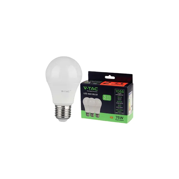 LED pirn*2+1e27/1055lm/10.5w Vtac2113