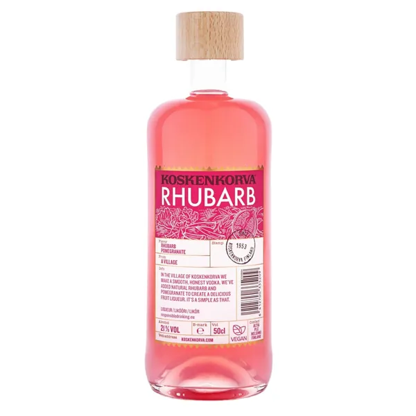 Liköör KOSKENKORVA Rhubarb , 21% 0,5L,R21/156268/19