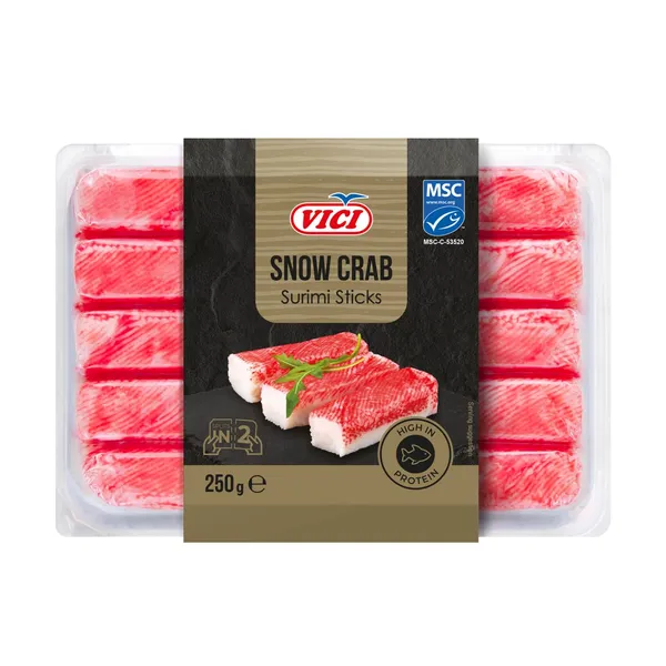 Lumekrabi krabimaitselised pulgad surimist jahutatud Viči 250g