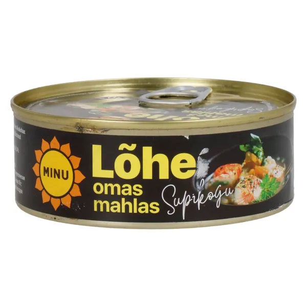 Lõhe omas mahlas -  supikogu, MINU, 240 g