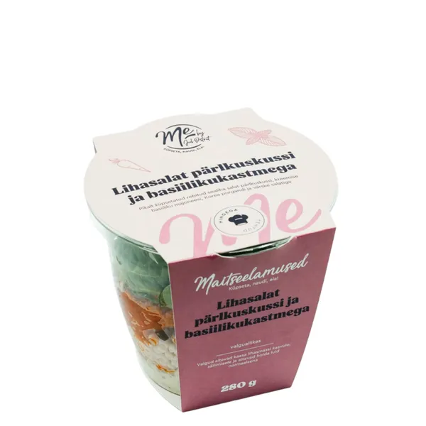 Lihasalat pärlkuskussi ja basiilikukastmega Maitseelamused 280g