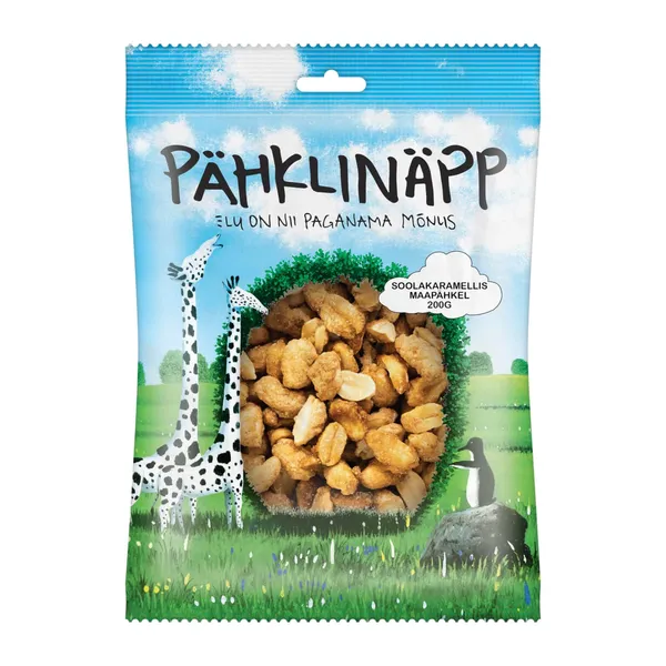 Soolakaramellis maapähkel, PÄHKLINÄPP, 200g