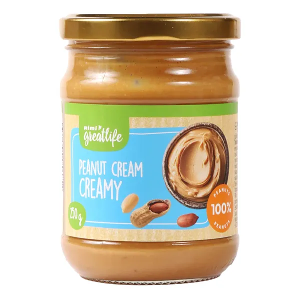 Maapähklikreem Crunchy Rimi GreatLife 250g