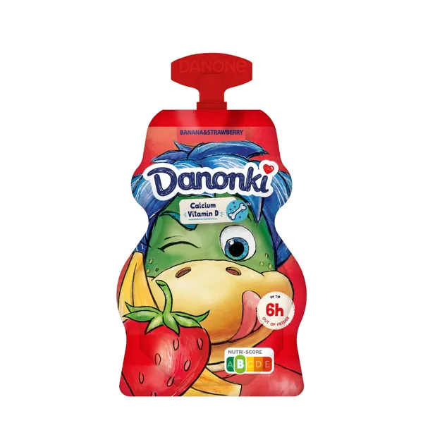 Maasika-banaanijogurt tuubis Danonino 70g