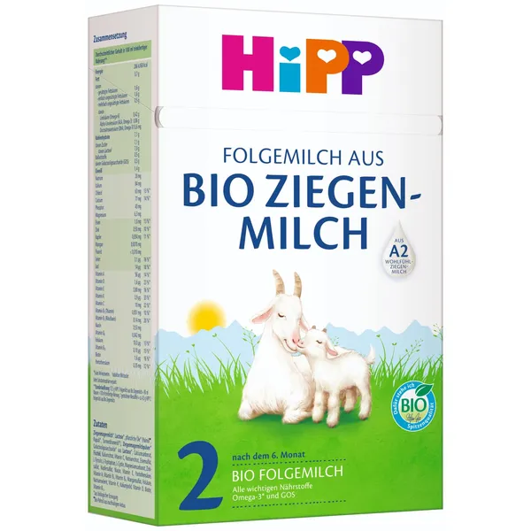 Mahe kunstlik kitsepiimasegu imikutele Hipp 2 6+ kuud 400g