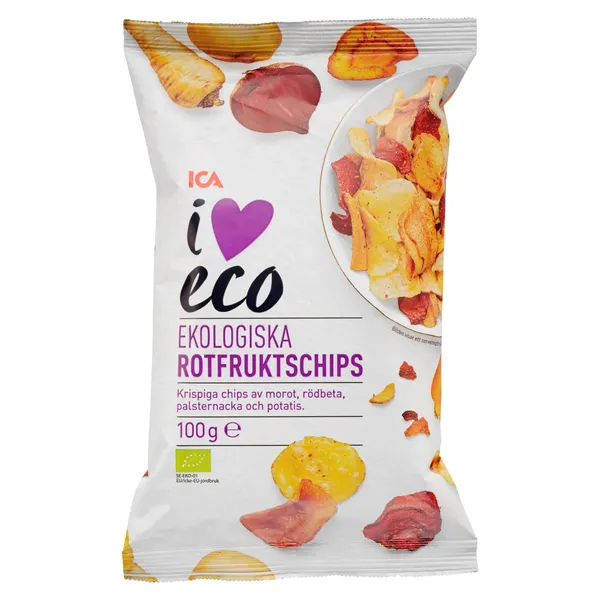 Čipsi I Love Eco sakņaugu 100g