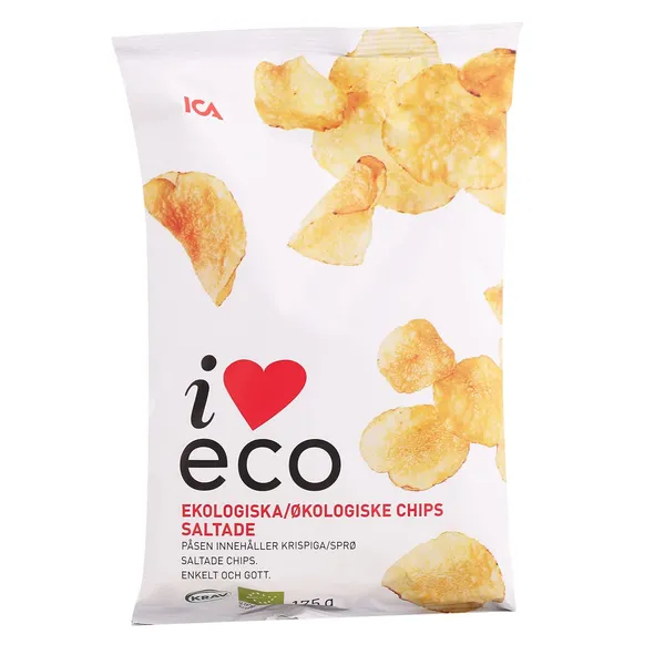 Čipsi I Love Eco sālīti 175g