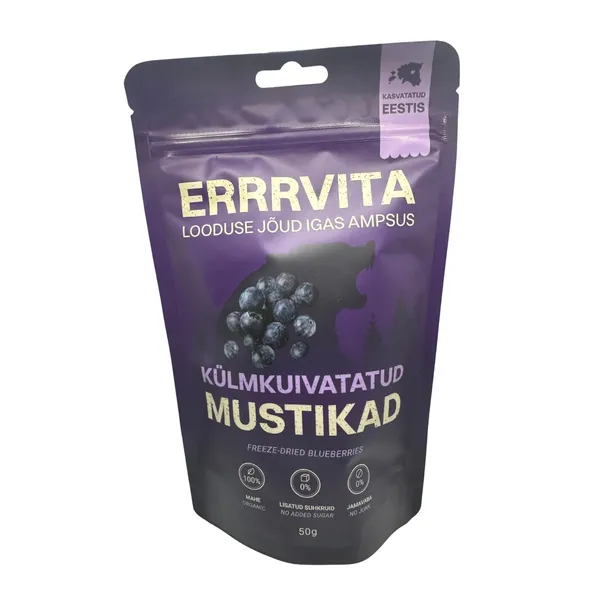Mahemustikad Külmkuivatatud Errrvita 50g