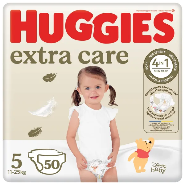 Mähkmed Extra Care 5 11-25kg, HUGGIES, 50tk