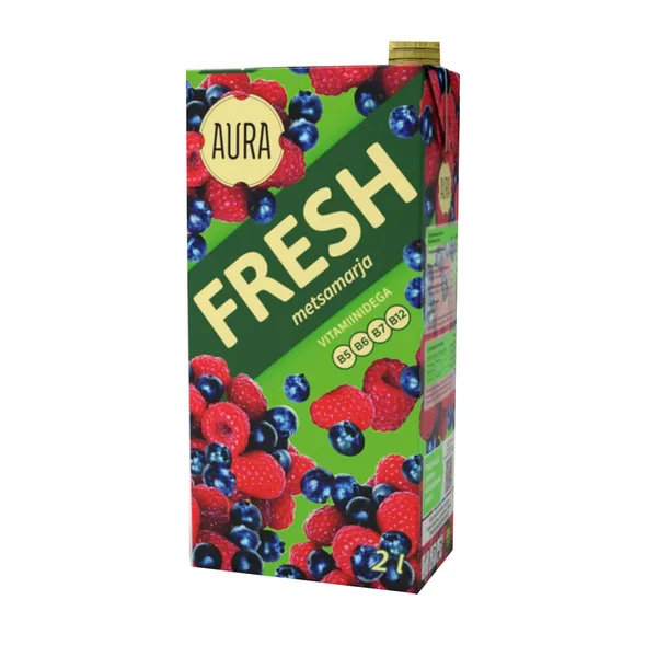 Mahlajook metsamarja, AURA FRESH, 2 l
