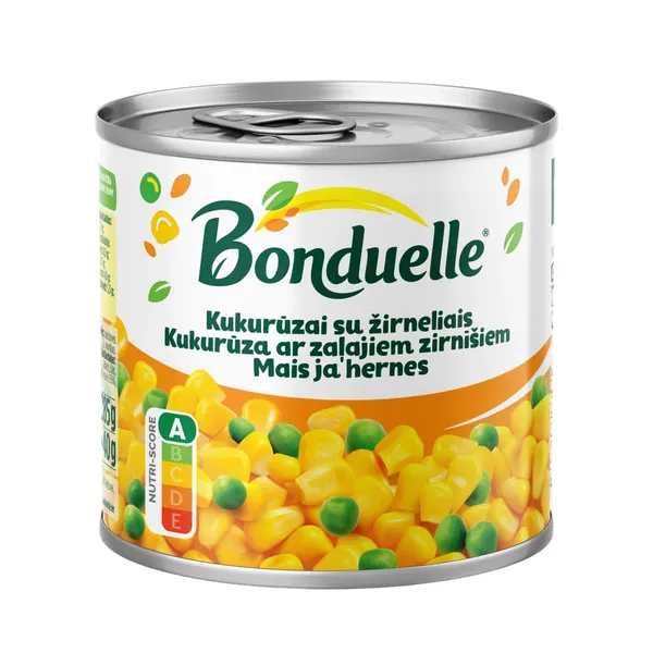 Mais ja hernes Bonduelle 425ml/285g