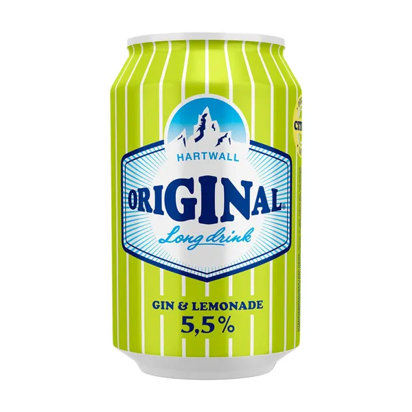 Muu alkohoolne jook HARTWALL ORIGINAL LONG DRINK LEMONADE 5,5%vol, 0,33L, purk