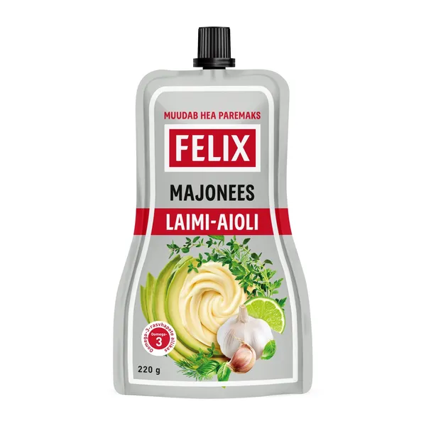 Laimi-aioli majonees, FELIX, 220 g