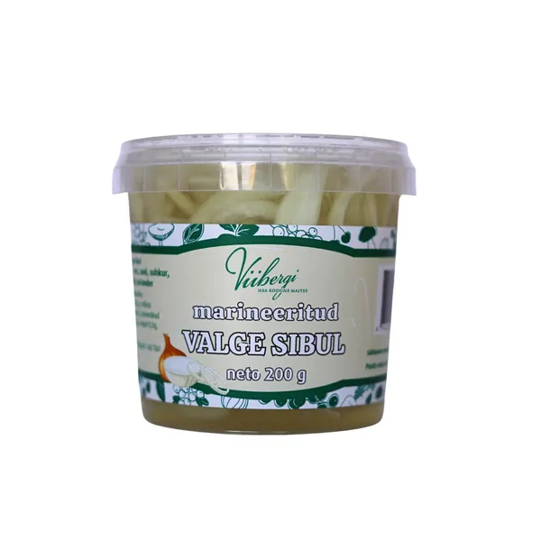 Marineeritud valge sibul 400/200g