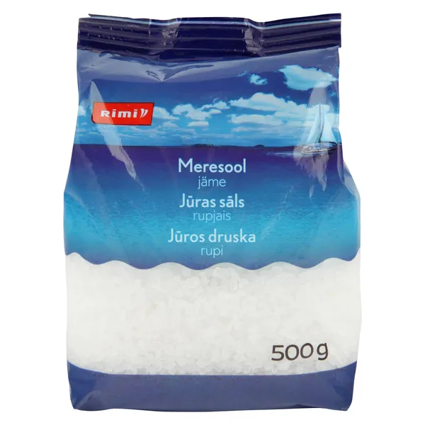 Jūras sāls Rimi rupjais 500g