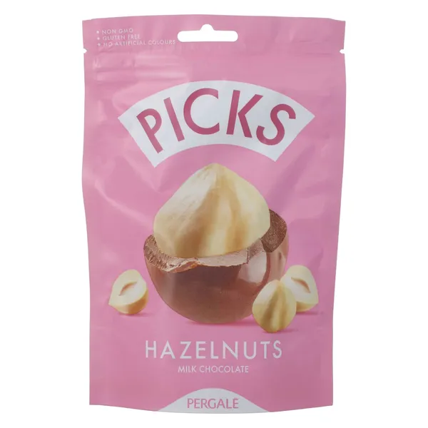 Metspähklid piima-kakaoglasuuris Pergale Picks 90g