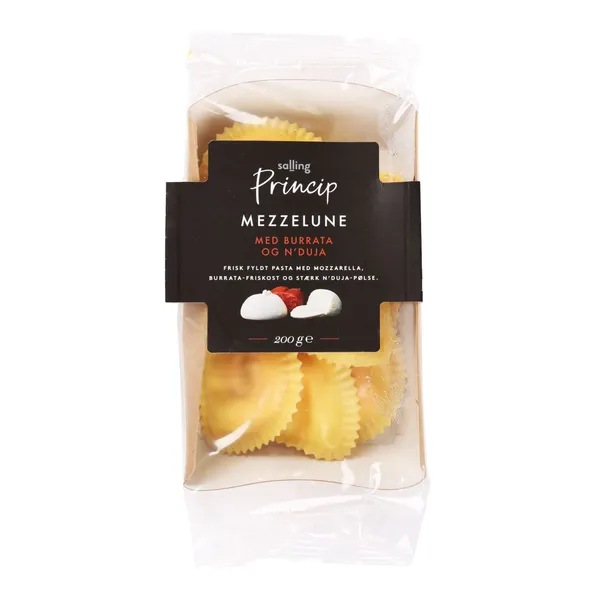 Mezzelune burrata juustu ja n'duja vorstiga Salling Princip 200g