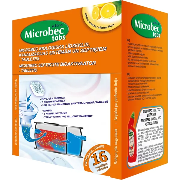 Microbec septikute bioaktivaator tablett 1tk