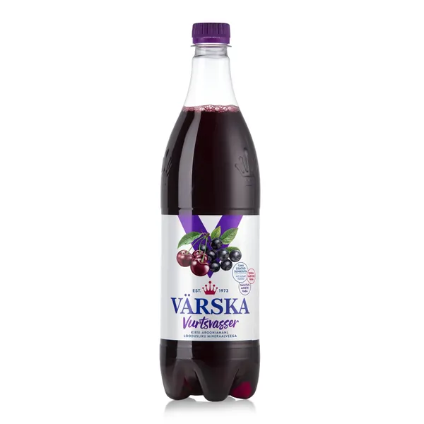Mineraalvesi kirsi-arooniamahlaga Värska Vurtsvasser 1l