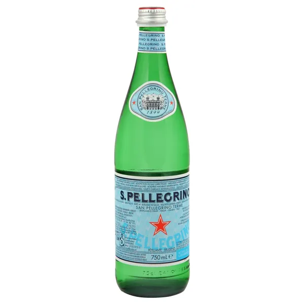 Mineraalvesi S.Pellegrino karboniseeritud 0,75l klaas