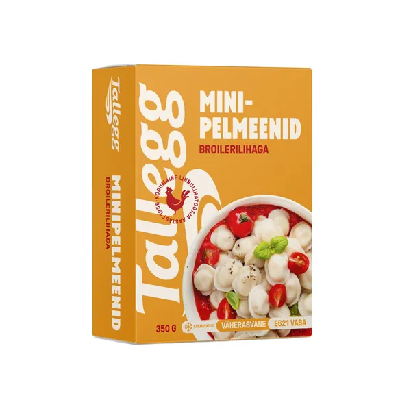 Minipelmeenid broilerilihaga, TALLEGG, 350 g