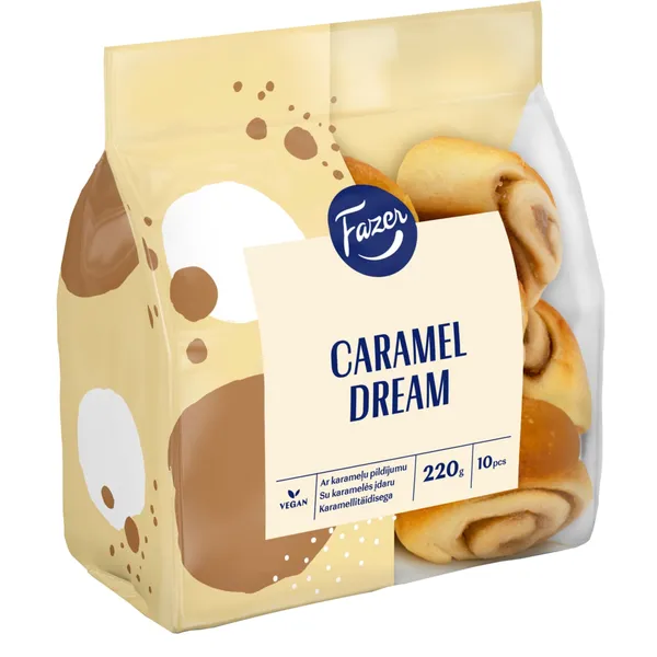 Minisaiakesed karamelliga Fazer 220g