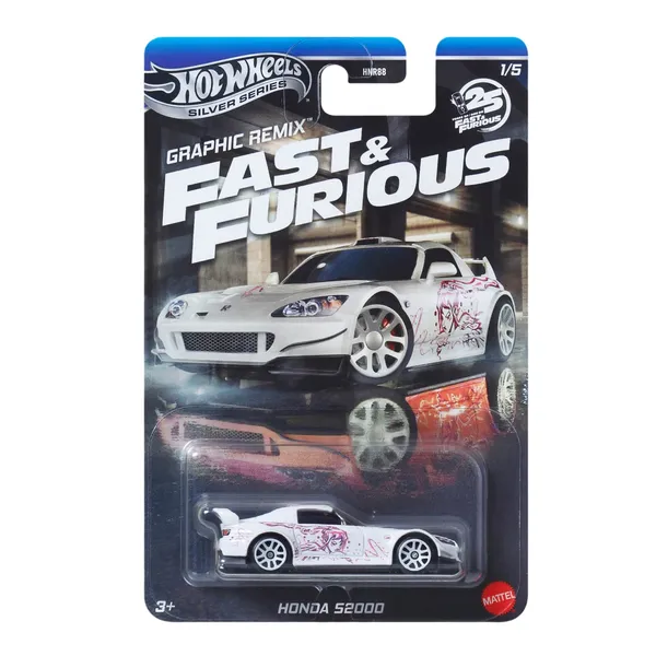 Mudelauto Hot Wheels Fast & Furious teemaautod, värv ja kujundus võivad erineda