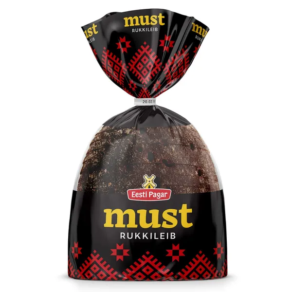 Must rukkileib EESTI PAGAR 390g