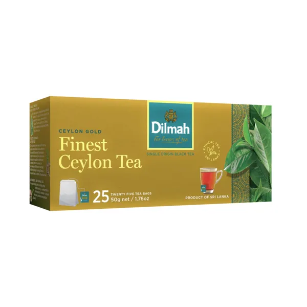 Melnā tēja Dilmah Ceylon Gold 25x2g