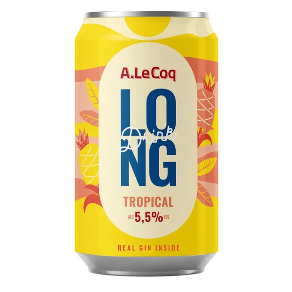 Muu alkohoolne jook A. LE COQ Long Tropical, 5,5%vol, 0,33L,R24/186772/46