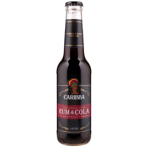 Muu alkohoolne jook Caribba Rum & Cola 4,5%vol 0,275l purk