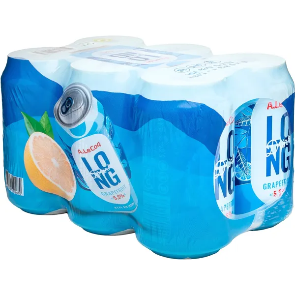 Muu alkohoolne jook A. Le Coq Long Drink Grapefruit 5,5%vol 0,33l purk 6-pakk