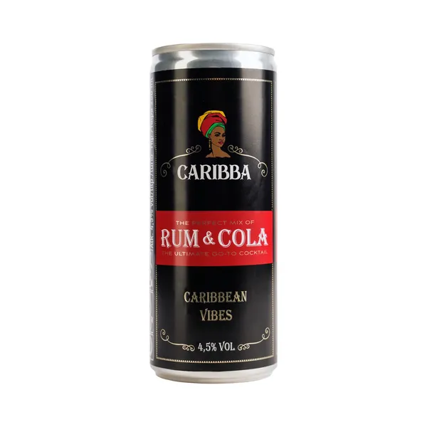 Muu alkohoolne jook Caribba Rum & Cola 4,5% 0,25l