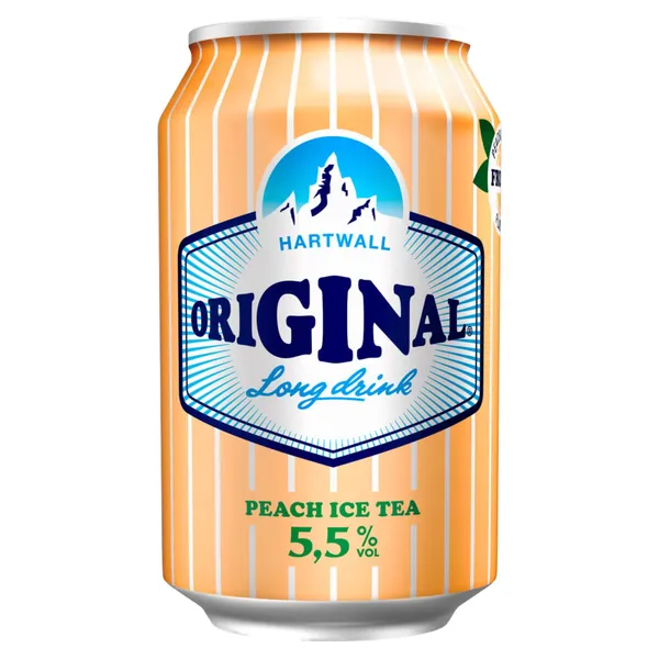 Muu alkohoolne jook Hartwall Original Long Drink Peach Ice Tea 5,5%vol 0,33l