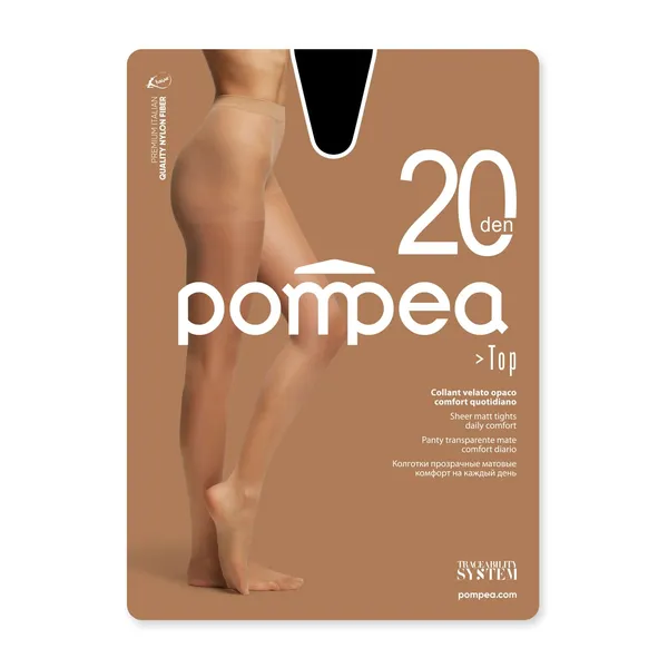 Naiste sukkpüksid Pompea Top 20 nero 3